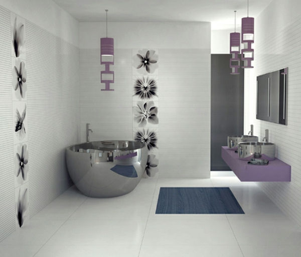 kopalnica z lila elementi, zanimive kopalnice