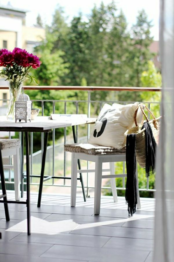 varanda mobiliário de varanda, embelezar-varanda-deco-idéias-balkongestaltung--