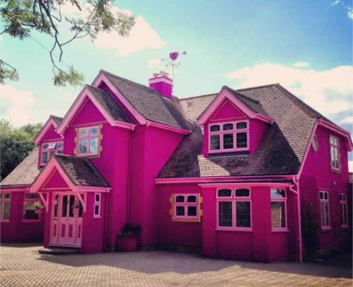 Casa Barbie-roz