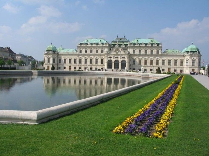 elementi barocchi Blocco Belvedere di Vienna-Austria-Unique-architettura