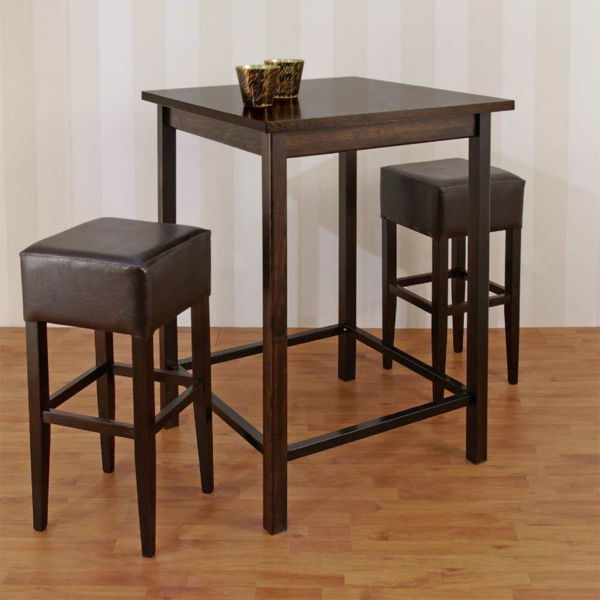 Bar tafel-set-in-brown-design-idee