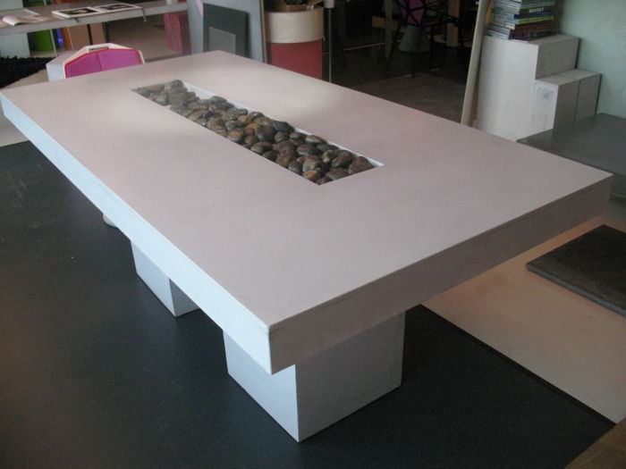 betón-table-zaujímavý model biely dizajn