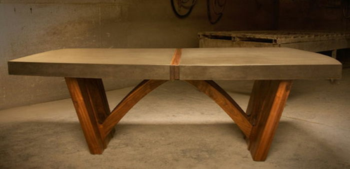 betón-table-super-zaujímavý dizajn s prácou s veľmi nápadné-nohy-a-nádherné-povrch