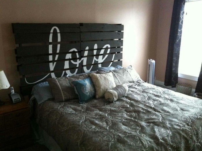 łóżko-own-build-euro-palety łóżko własnej kompilacji