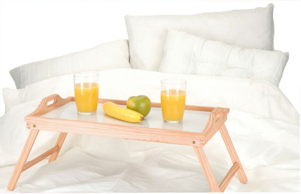 praktiškas lova-dėklas-of-medienos-pusryčiai-in-lova