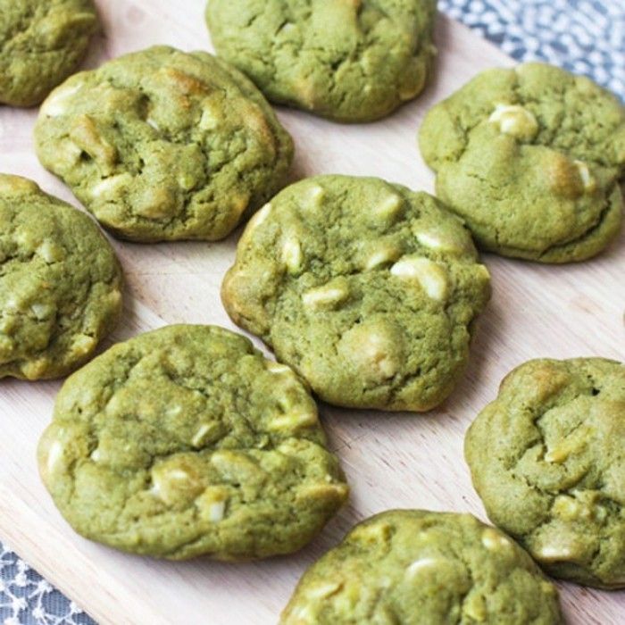 bio-klare matcha-recept-voor-groen-cookies-with-nuts matcha-kaschews-walnoot dessert
