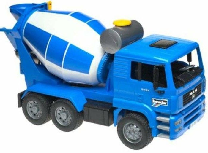 brolis-betono maišyklė-mėlyna žaislas