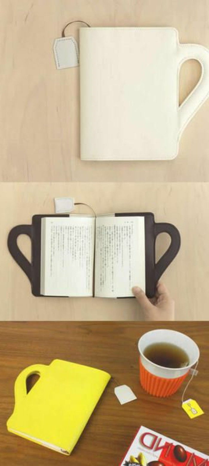 Knjiga Kuverta sami izdelavo buchumschlaege-si-bi-kava-čaj-motiv-knjige ovojnico