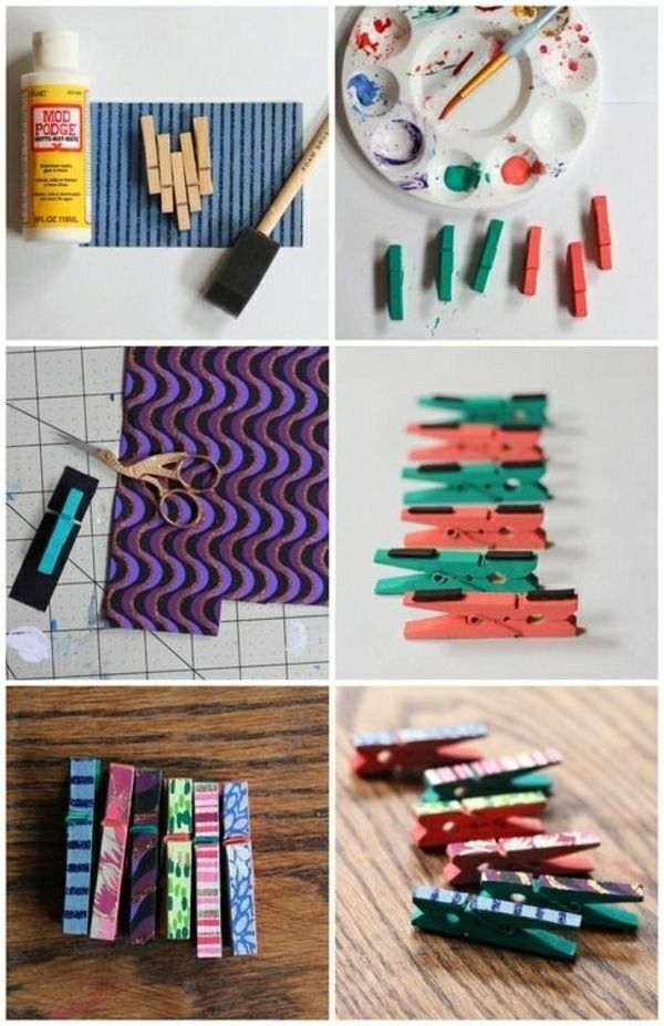 farebný-clothespin-nápady remeslá-s-vodovodného kohútika studeného dizajnu ----