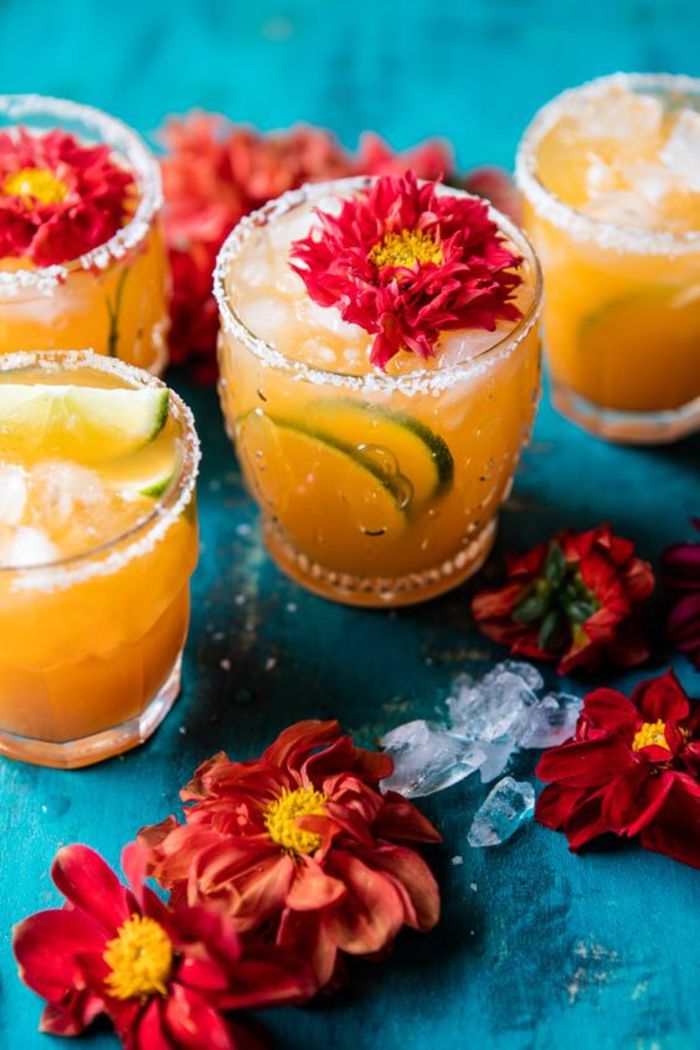 Narenciye kokteylleri, çekici çiçek içecekleri, sıcak yaz günlerinde mükemmel ferahlık için tarifler