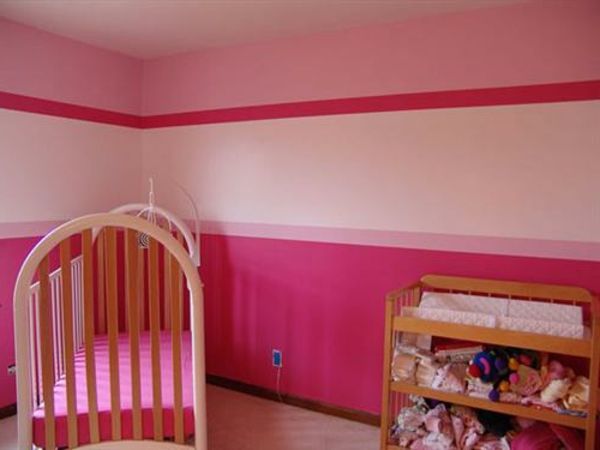 Kule-vegg-farge-for-rom-rosenranse for barnehagen
