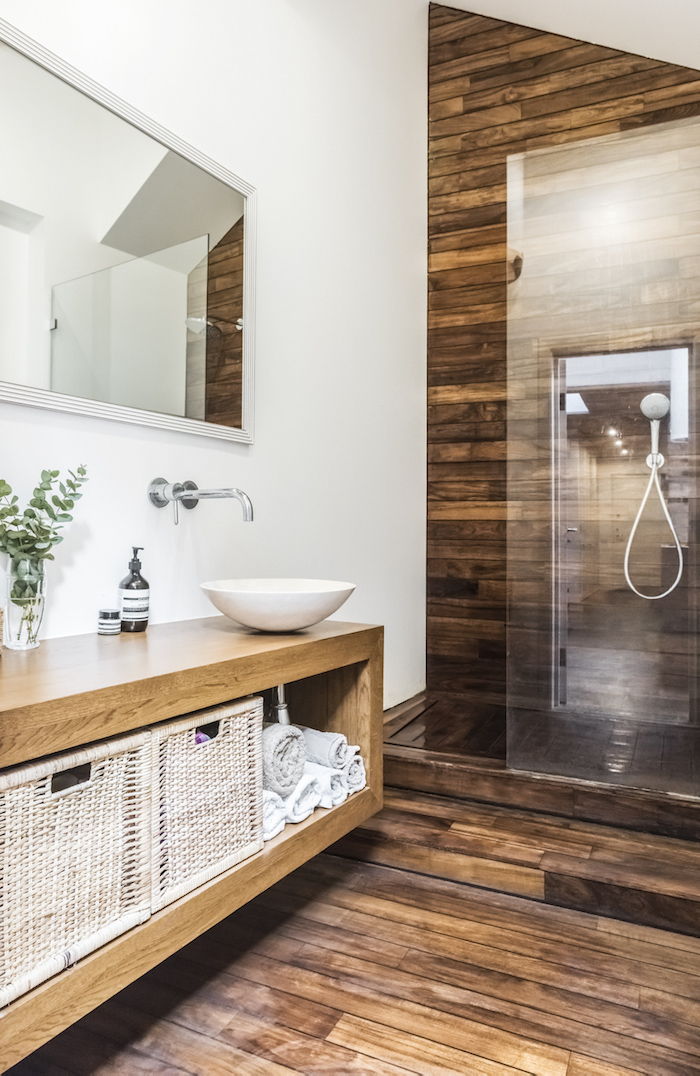 flatt design loft leilighet ideer for badet badet satt opp