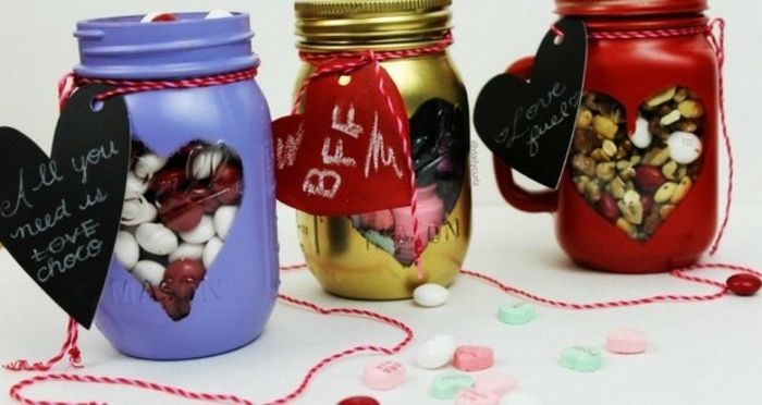 Presentes de dia dos namorados para melhor amigo - Mason Jars Decoration