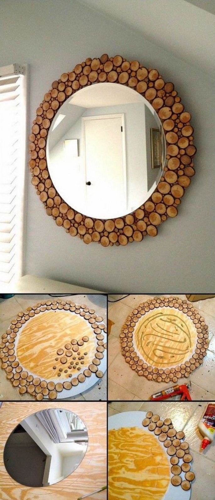 deco lemn oglinzi din lemn decora-te cu bucăți mici de elemente deco lemn deco