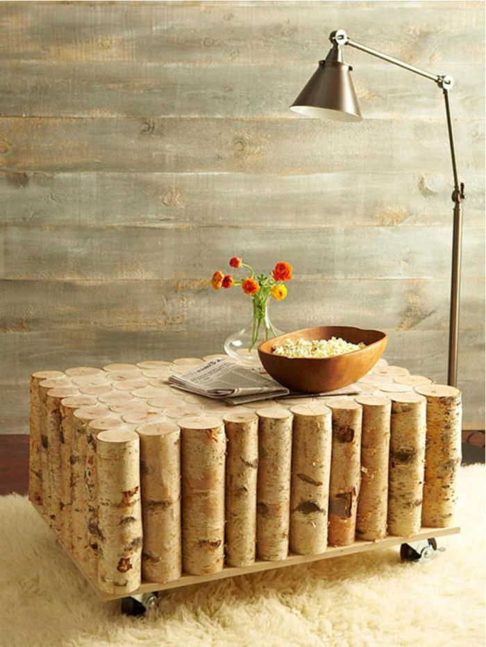 decor decorativ de lemn pentru piese de lemn de origine ca o formă de masă podea lampă decorare flori vacă popcorn