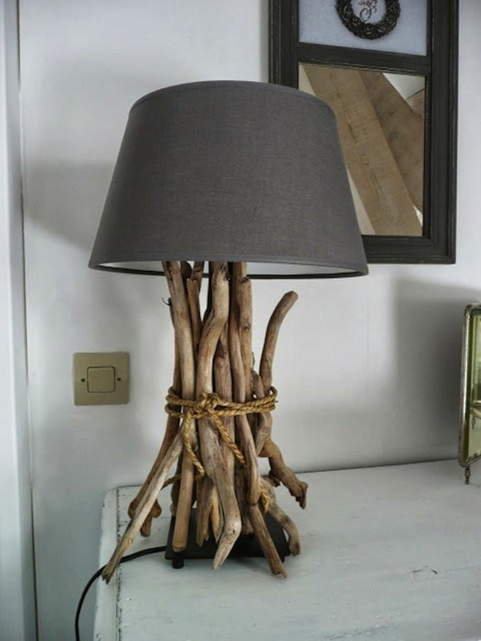 idei de decorare din lemn design frumos de design decorative lampă fascinant ramuri idee