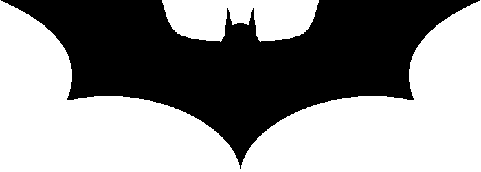 Aici veți găsi un om negru care bate negru - acest lucru este logo-ul lui Batman de la filmul lui Nolan The Dark Knight Rises -