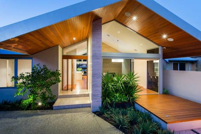 tasarım tamamlanmış ev modern beşik çatı evler