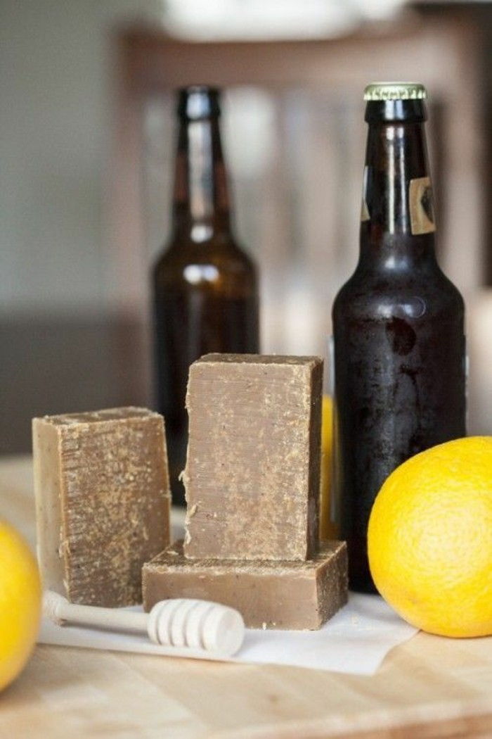 DIY gåvor-for-män-öl tvål-själv-göra-öl-och-citroner