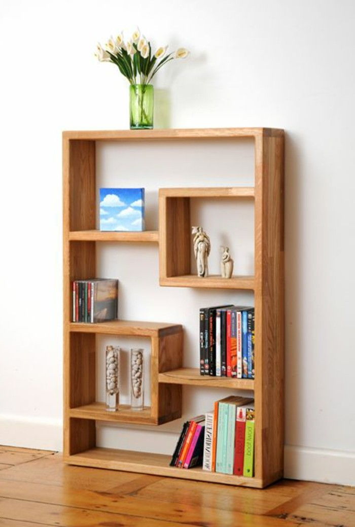diy-Moebel-wohnideen-själv-make-shelf system från trä
