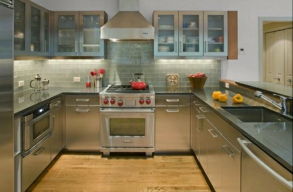 oțel inoxidabil bucătărie scourer-bucătărie cabinet-chiuveta-modern