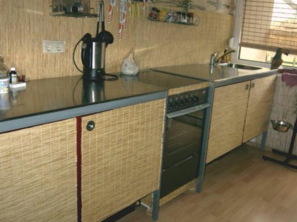 oțel de bucătărie din oțel inoxidabil - bloc modern de bucătărie