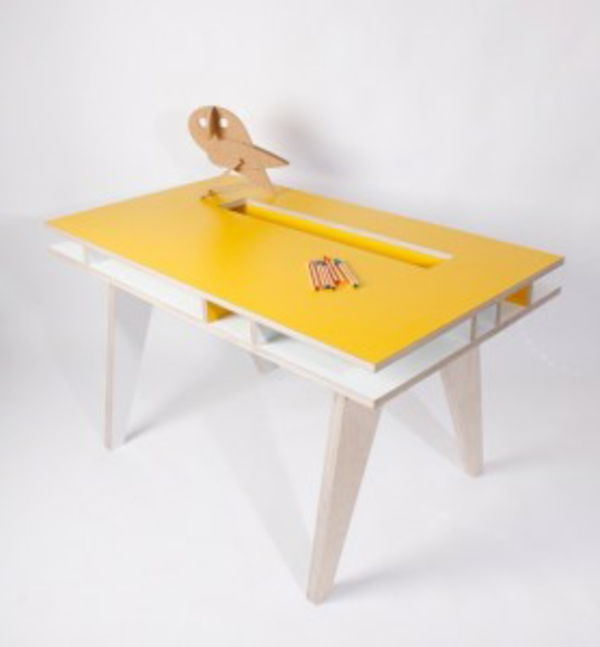 Eiermann-dieťa desk-žlto-vzrušujúce designu