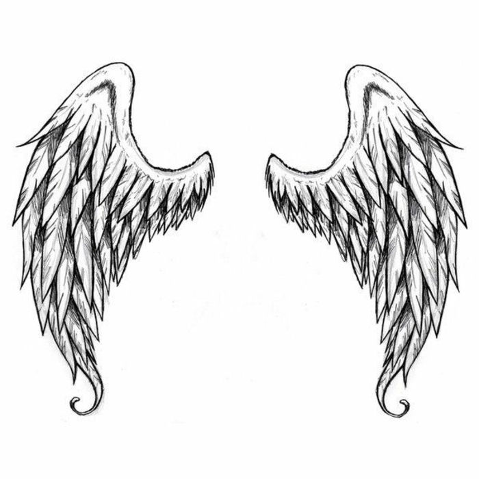 Teraz vám ukážeme niekoľko nápadov na čierne veľké anjelské krídla s dlhými perami, ktoré sa vám naozaj páčia