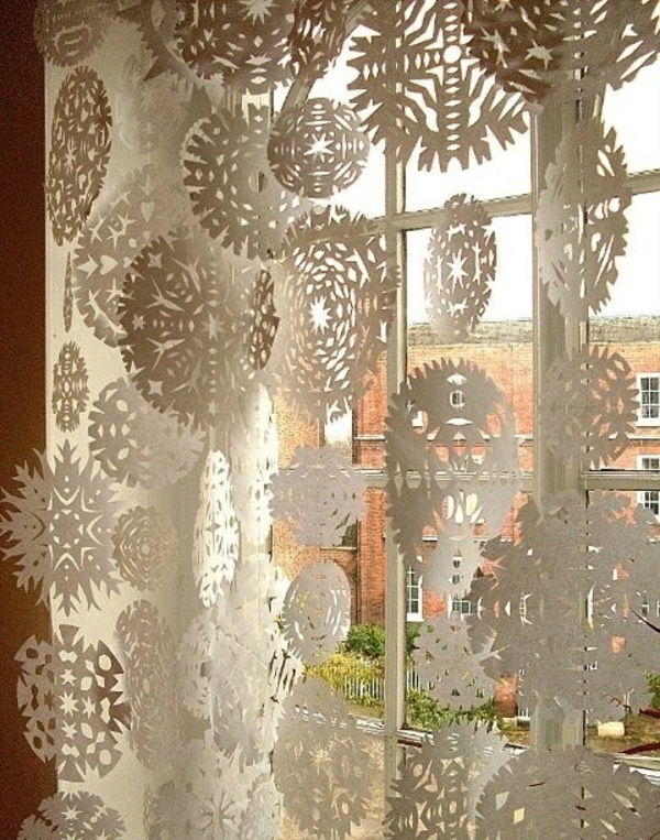 single-dekoracji okna do christmas płatki śniegu o braku papieru
