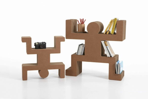 etablering av ideer tinker-med-kartong-kartonger - originale-ideer-designmøbler-design-møbler-designmøbler