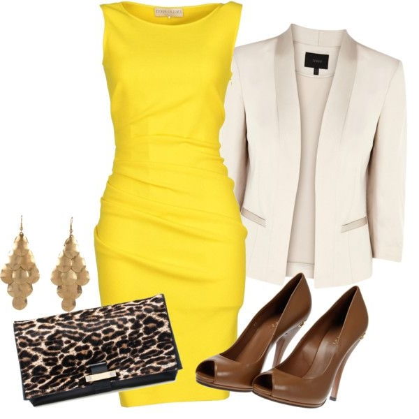 Elegantné šaty, šaty, žltá a dámske šaty, lacné Pokrývky