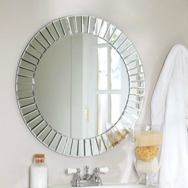 Eleganten ogledalo-Round-barvni