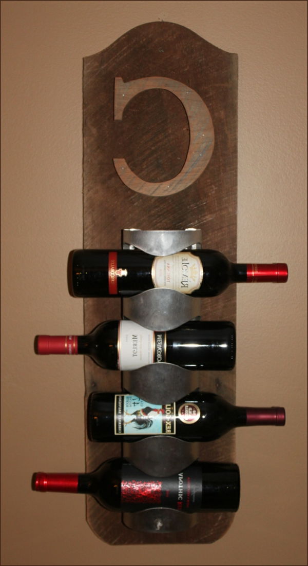 elegancki model z wina-półka-diy-pomysł-list