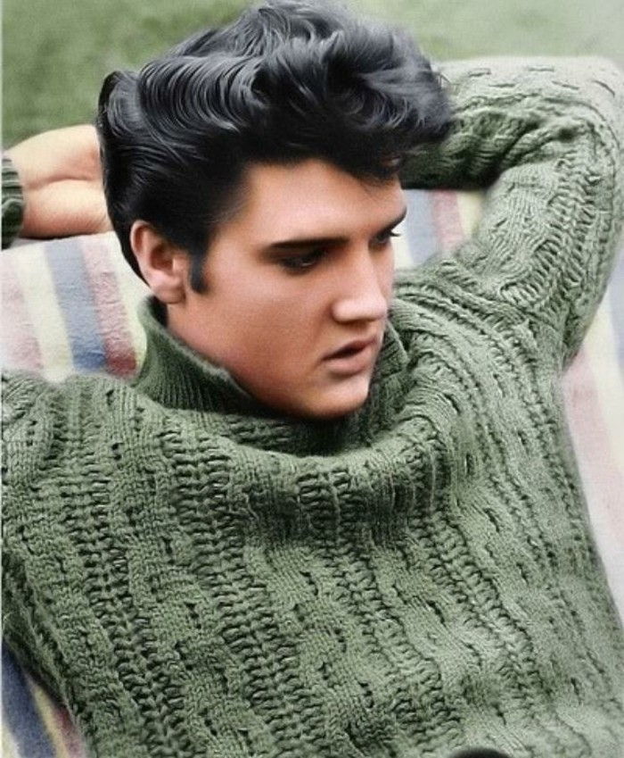 Elvis-presley-foto-rockabilly-saç-50-yıl-style-için-men