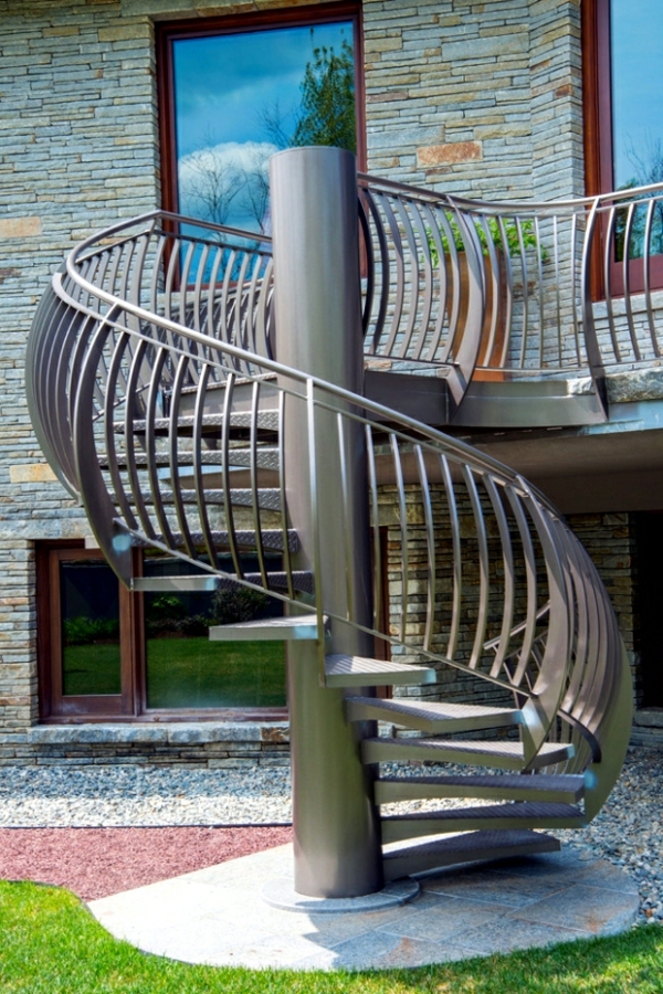 neverjetno, spiralno stopnišče oblikovanje ideja zunanja-design