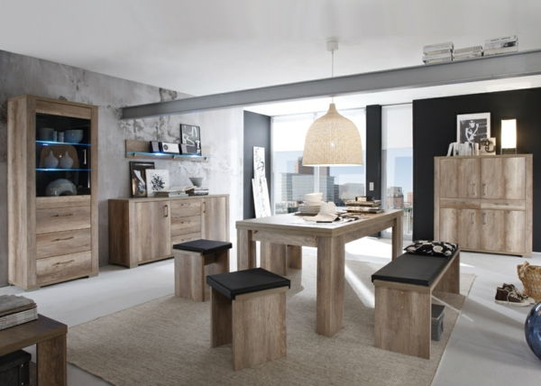 dining-matt-komplett-vill eik møbler set-by-the-dining-set-design-interiør-ideer