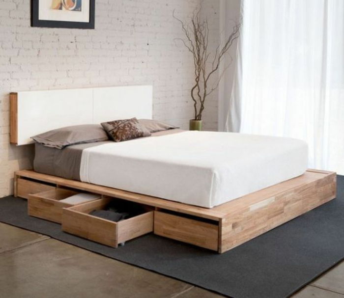 Euro pallet bed-bella-model-in-the-camera da letto