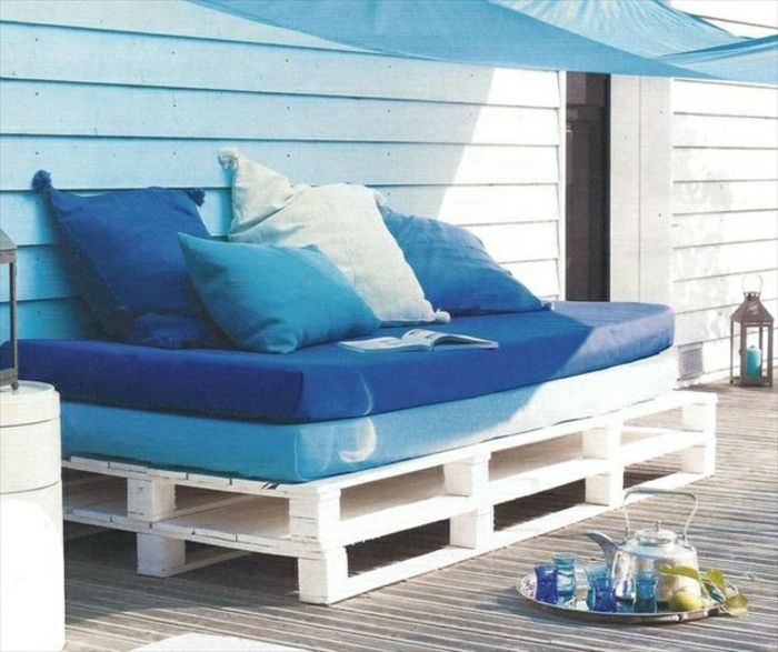 Palette EUR mobili blue-divano
