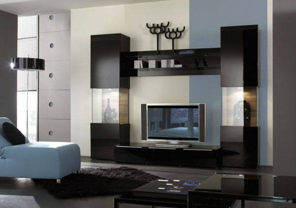 Eksklusiv TV-møbler-in-dark-farge-moderne