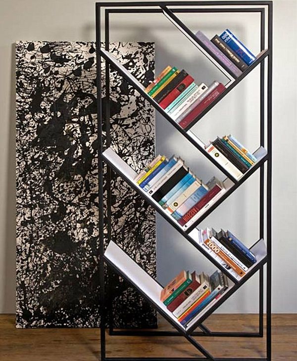 fancy-model-of-shelves - svart farge
