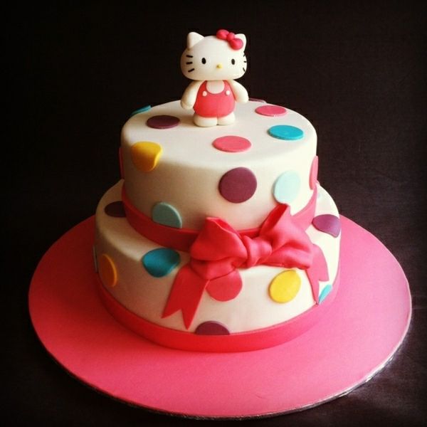 fantastična - pita-po-lepi-pite-torta-okrasite-pite-slike-rojstnodnevna torta-Hello Kitty pite