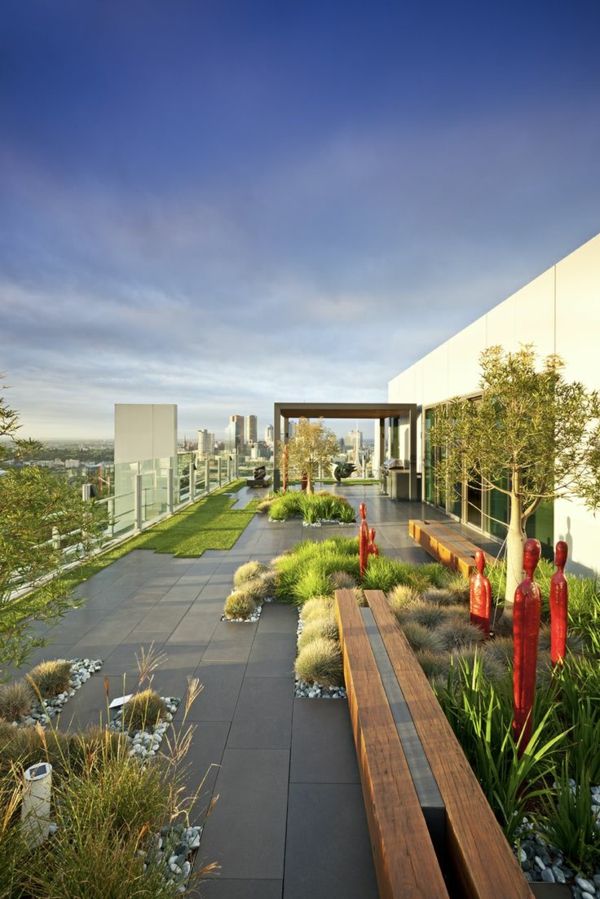 Fantastic Garden on-the-acoperiș ideea terasa-design