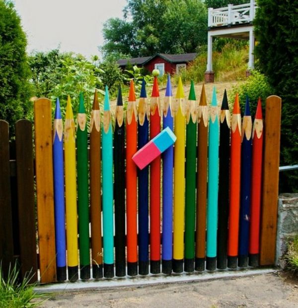 colorate matite-che-recinto idea
