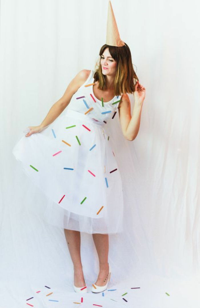 en kjole som iskrem - karneval kostymer ideer til å lage din egen