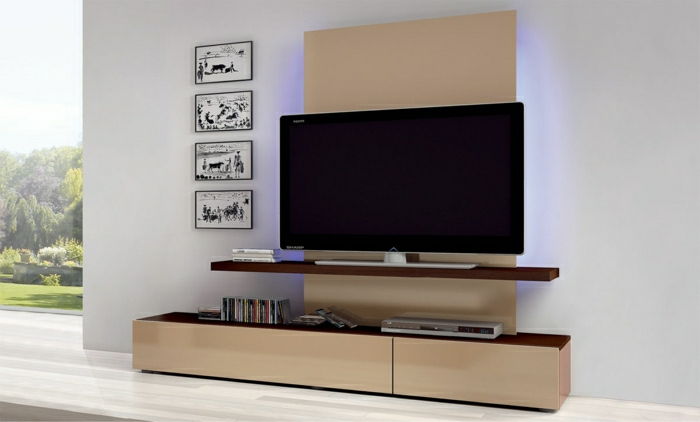 televizija stene stenske obloge, stenske oblikovanje stenske-plošče, stene polaganje ploščic-lesno