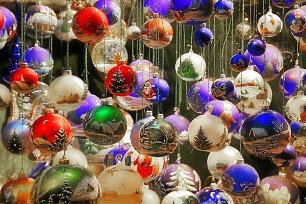 viseče kroglice za božično drevo