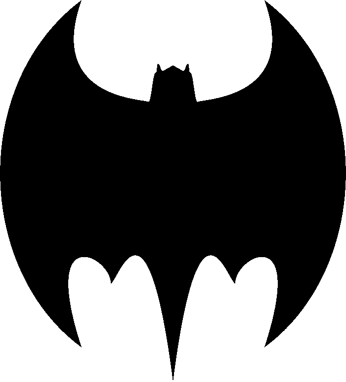 Aruncați o privire la această idee pentru un logo Batman cu o liliecă neagră mare