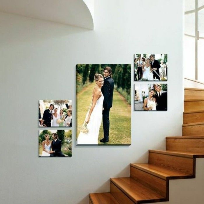 fotoğraf tuvaller-ev arası-düğün-güzel-anılar-doğal ahşap merdiven