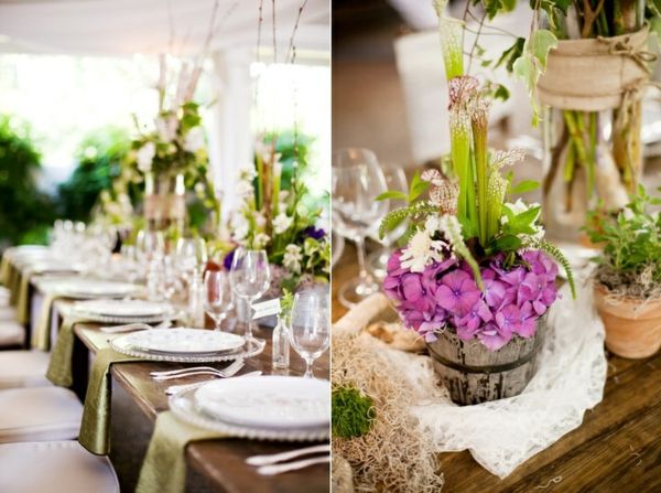 stalo deco spring-cut gėlės stilingas-vestuvių prašmatnus-kilnus