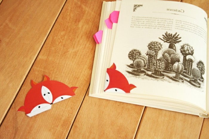 fox-idei semne de carte-chiar-make-super-frumos-diy-propunere